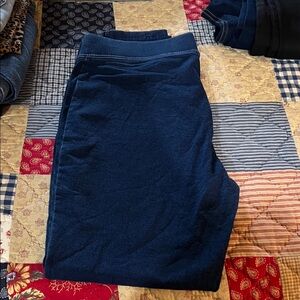 Lands' End Navy Blue starfish legging